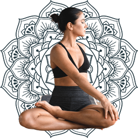 Yoga Pose with Bohemia Background Yoga Pose with Bohemia Background